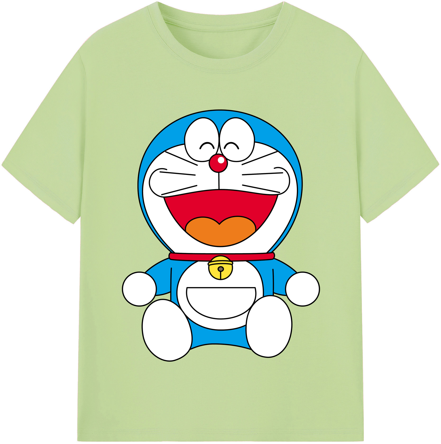 （画像用） ドラえもん Doraemon 綿100％半袖Tシャツ（フロントプリント）